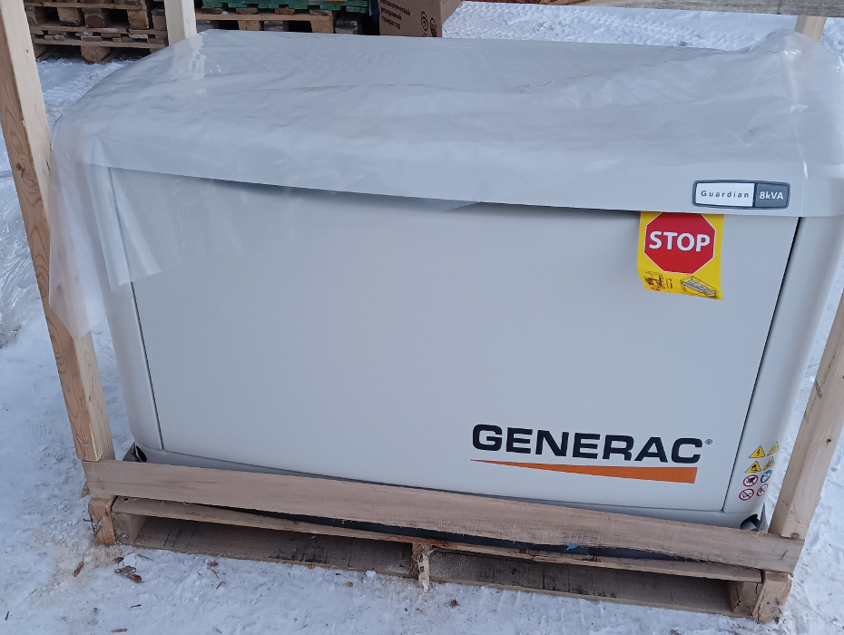 Газовый генератор Generac для резервного энергоснабжения частного дома